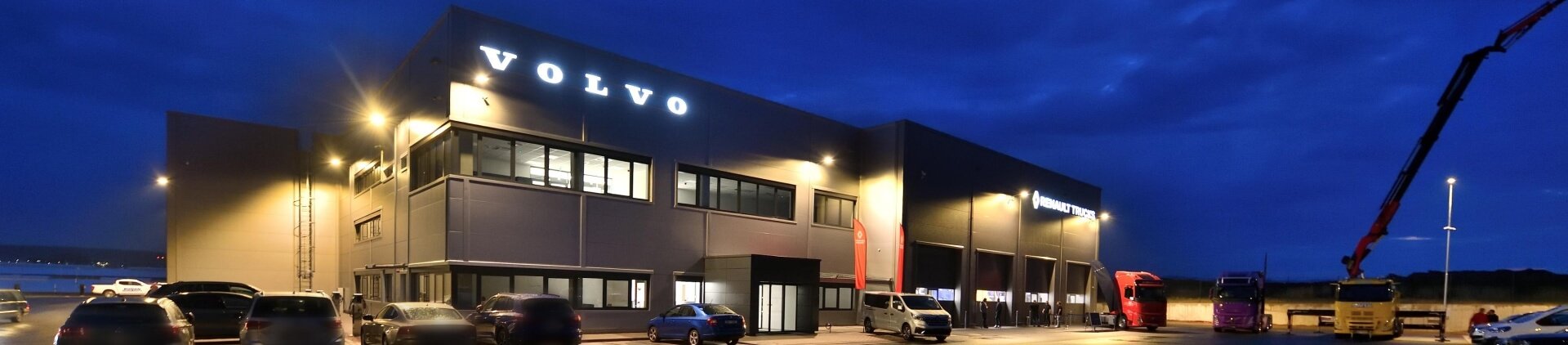Vytápění a chlazení servisního střediska VOLVO TRUCKS